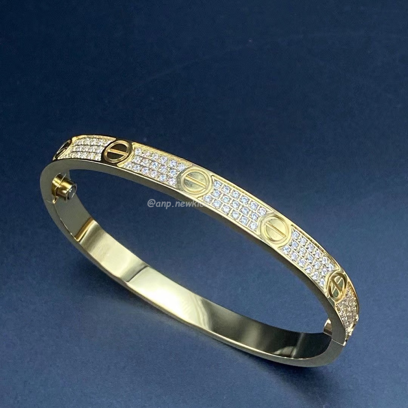 Cartier Bracelet Wide Version Full Sky Star Gold Rose Gold Platinum (2) - newkick.app